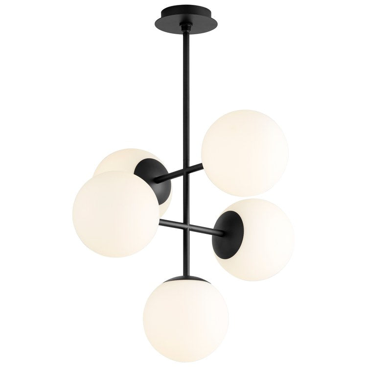 Nebula Five-Light 8" LED Pendant - Black - Image 2