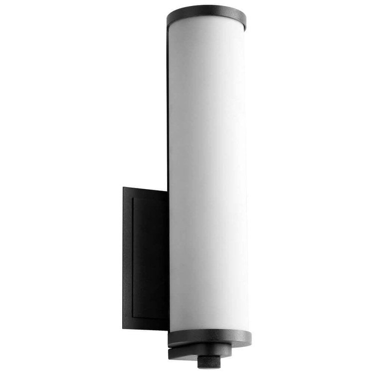 Tempus Single-Light 13" LED Bathroom Wall Sconce - Black - Image 1