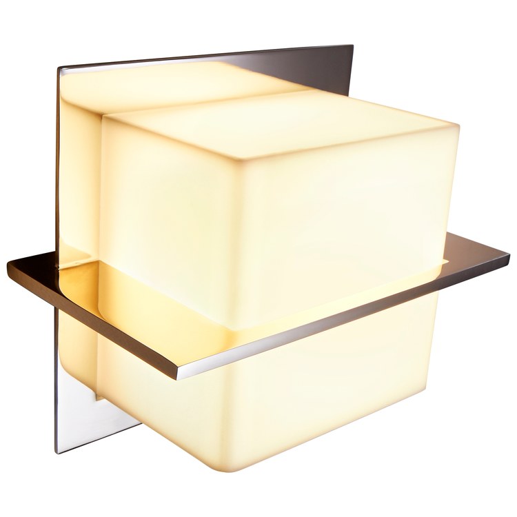Metrix Single-Light LED Bathroom Wall Sconce - Polished Nickel - Image 3