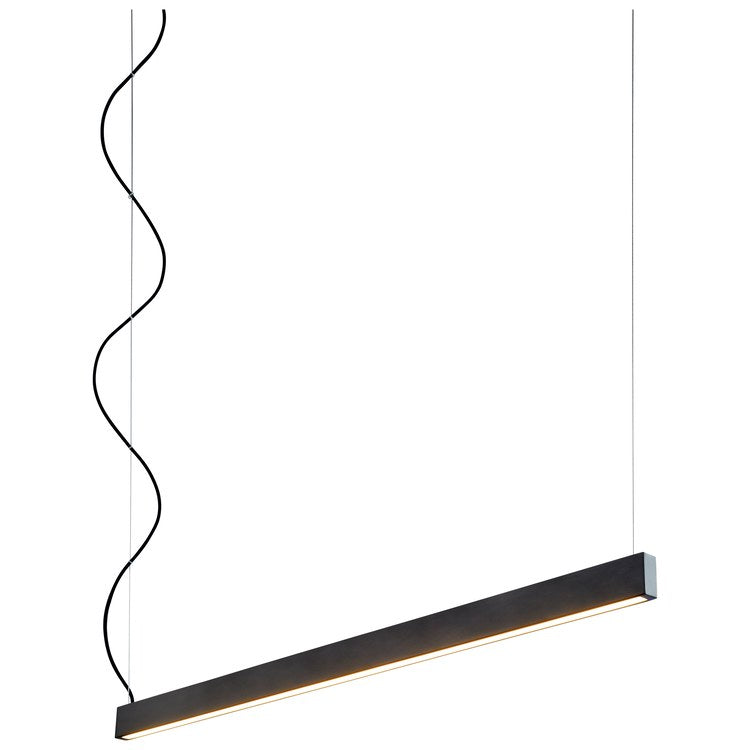 Zepp Two-Light 50" LED Linear Pendant - Black - Image 2