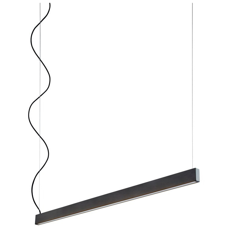 Zepp Two-Light 50" LED Linear Pendant - Black - Image 1