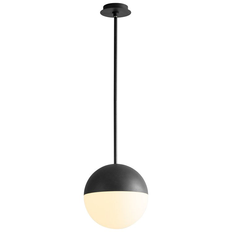 Mondo Single-Light 12" Globe Pendant - Black - Image 2