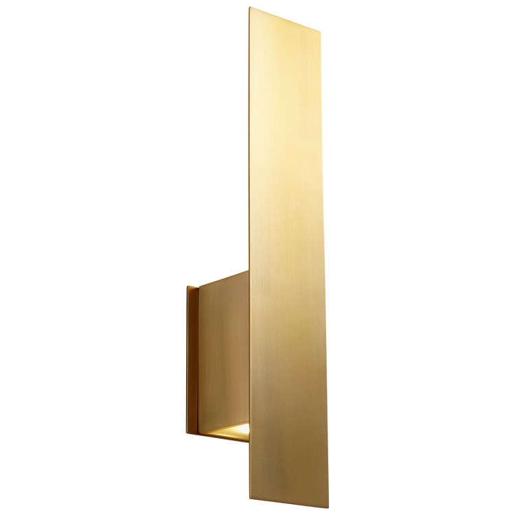 Reflex Two-Light LED Wall Sconce - Aged Brass - Image 2
