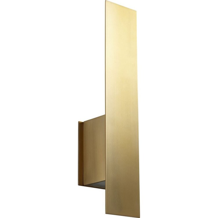 Reflex Two-Light LED Wall Sconce - Aged Brass - Image 1