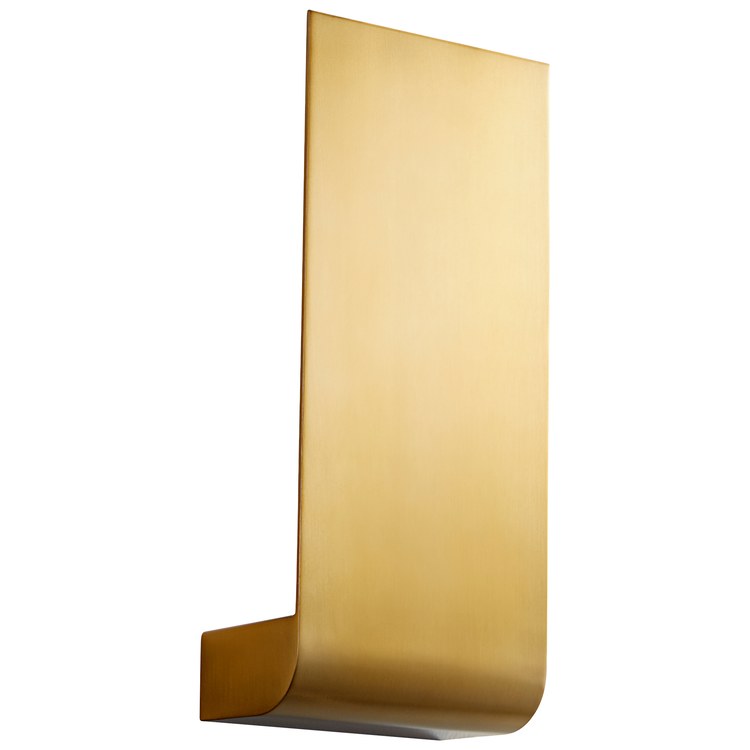 Halo Single-Light Small Wall Sconce - Aged Brass - Image 2