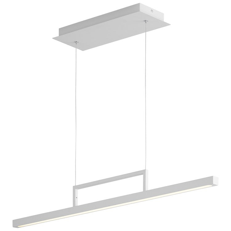 Stylus Single-Light 34" LED Linear Pendant - White - Image 2