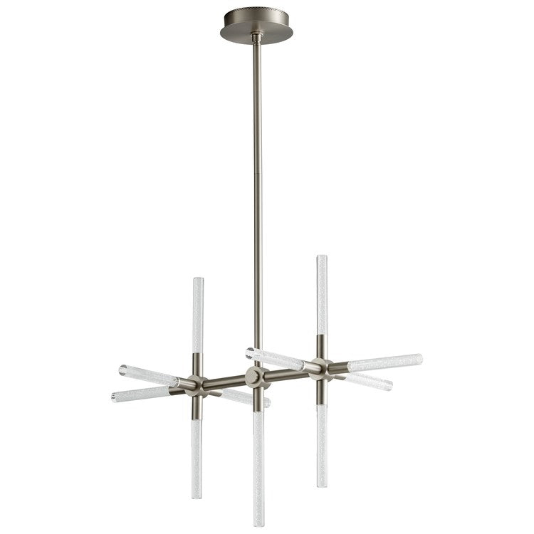 Tali Eleven-Light LED Chandelier - Satin Nickel - Image 1