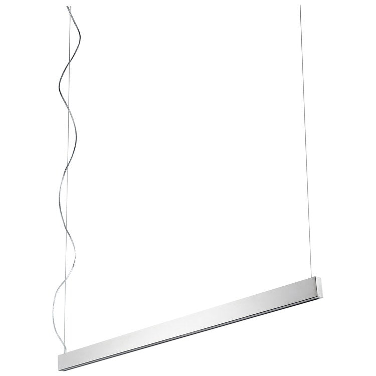 Zepp Two-Light 50" LED Linear Pendant - Polished Nickel - Image 1