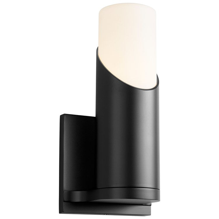 Ellipse Single-Light Wall Sconce with Acrylic Shade - Black - Image 2