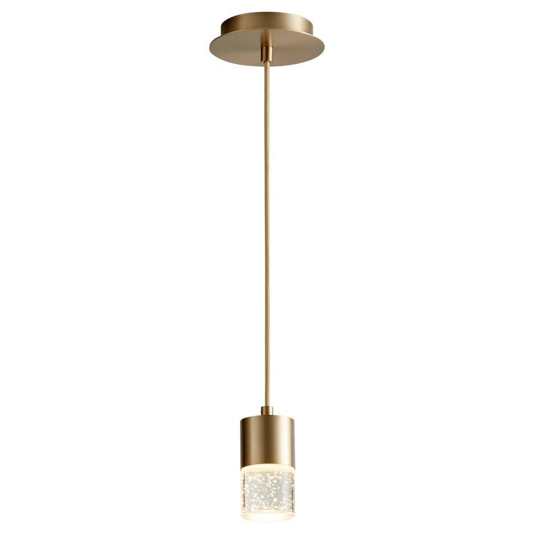 Spirit Single-Light 5" LED Mini Pendant - Aged Brass - Image 2
