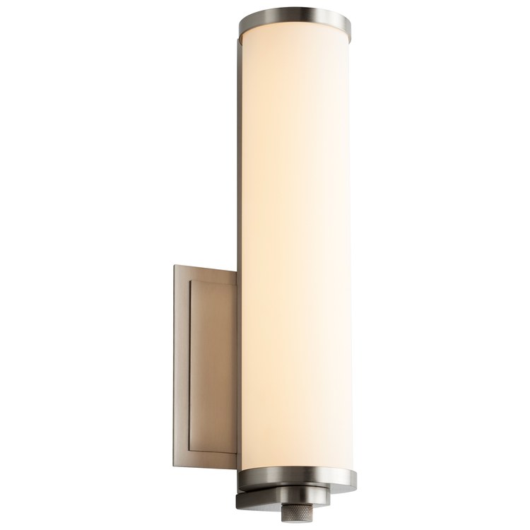 Tempus Single-Light 13" LED Bathroom Wall Sconce - Satin Nickel - Image 2