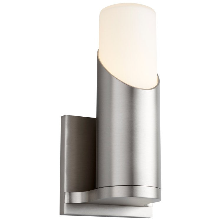 Ellipse Single-Light Wall Sconce with Glass Shade - Satin Nickel - Image 2