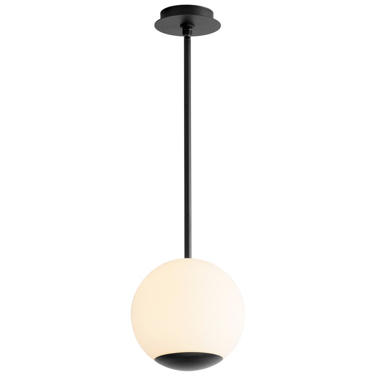 Terra Single-Light 10" LED Globe Pendant - Black - Image 2