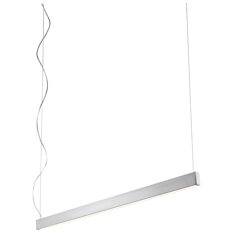 Zepp Two-Light 50" LED Linear Pendant - Satin Nickel - Image 2