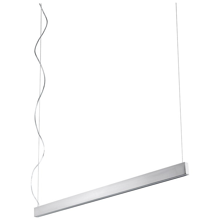 Zepp Two-Light 50" LED Linear Pendant - Satin Nickel - Image 1