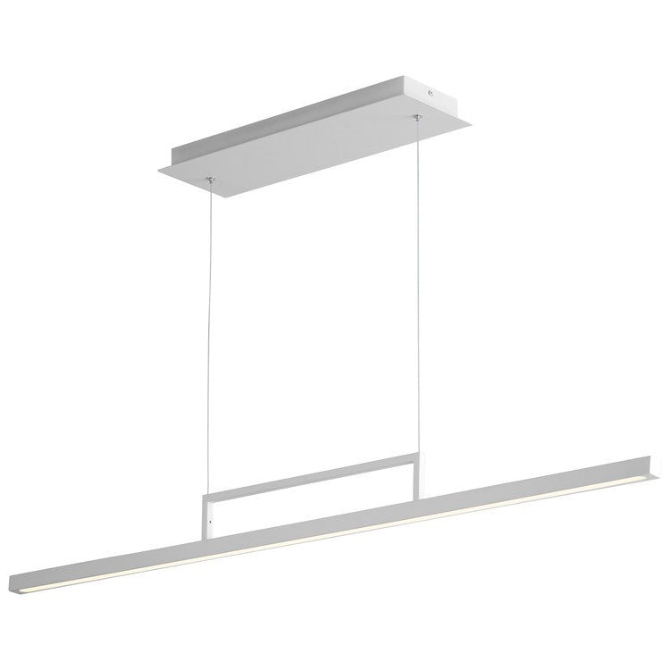 Stylus Single-Light 48" LED Linear Pendant - White - Image 2