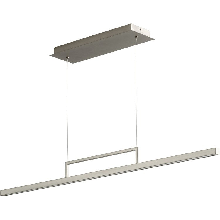 Stylus Single-Light 48″ LED Linear Pendant – White