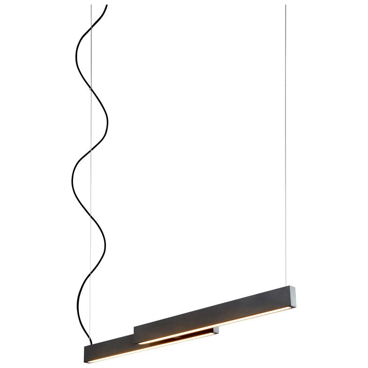 Klone Two-Light 40" Linear Pendant - Black - Image 2
