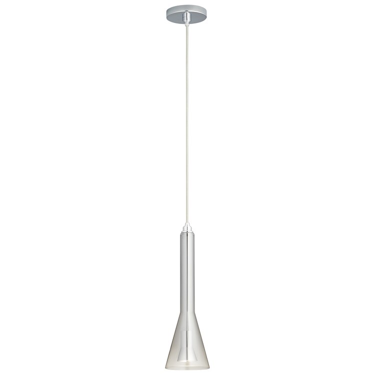 Liberty Single-Light LED Mini Pendant with Smoke Ombre Glass Shade - Image 2