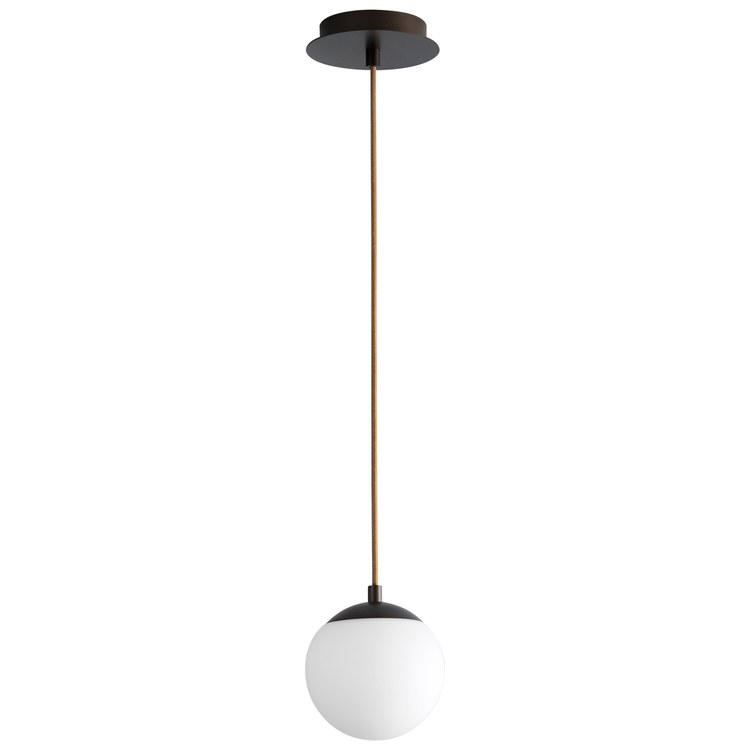 Luna Single-Light 6″ Globe Pendant – Oiled Bronze