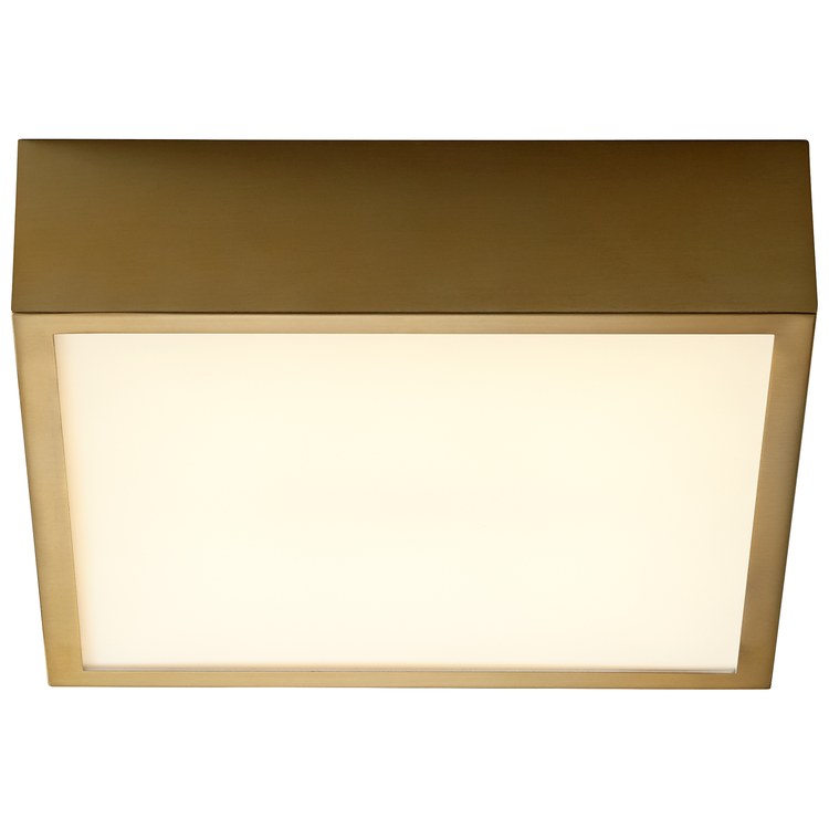 Pyxis Single-Light LED Large Flush Mount Ceiling Fixture/Wall Sconce - Aged Brass - Image 3