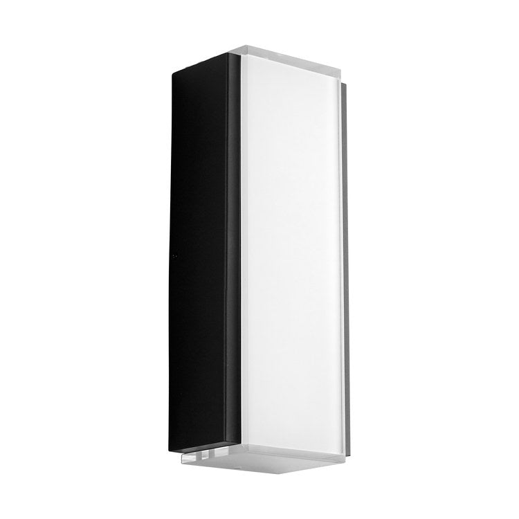 Helio Single-Light Large Outdoor Wall Sconce - Black - Image 1