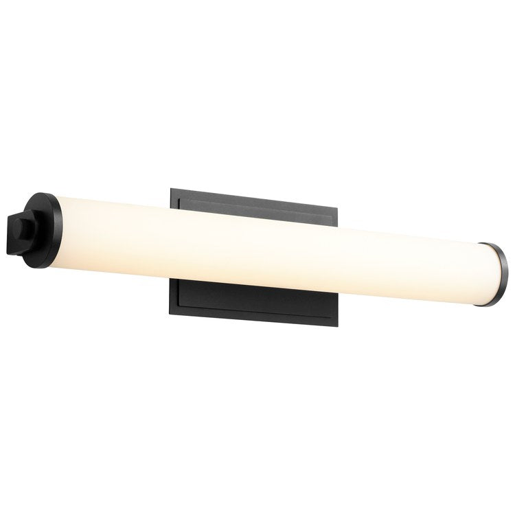 Tempus Two-Light 24" LED Bathroom Vanity Fixture - Black - Image 2