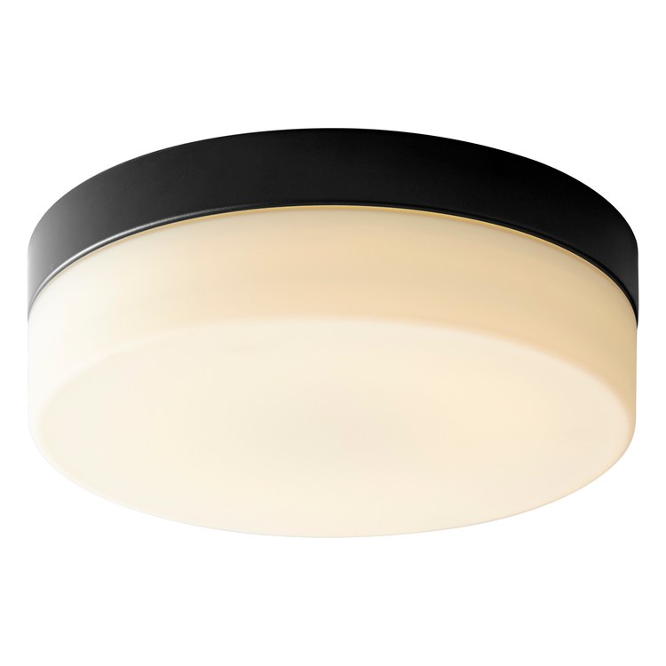 Zuni Single-Light 11.25" LED Flush Mount Ceiling Fixture - Black - Image 2