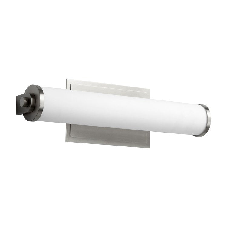 Tempus Single-Light 19" LED Bathroom Vanity Fixture - Satin Nickel - Image 1