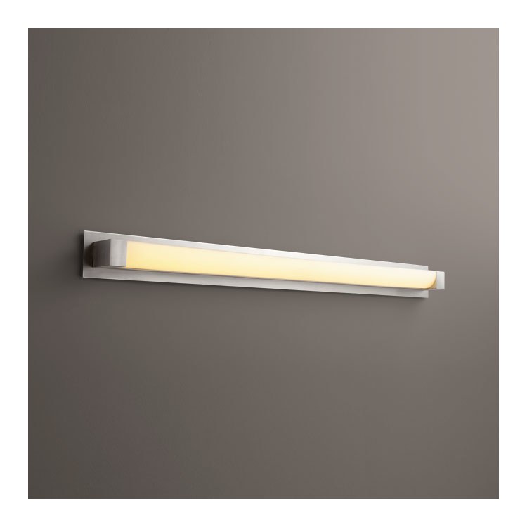 Balance Two-Light 53" LED Bathroom Vanity Fixture - Satin Nickel - Image 1