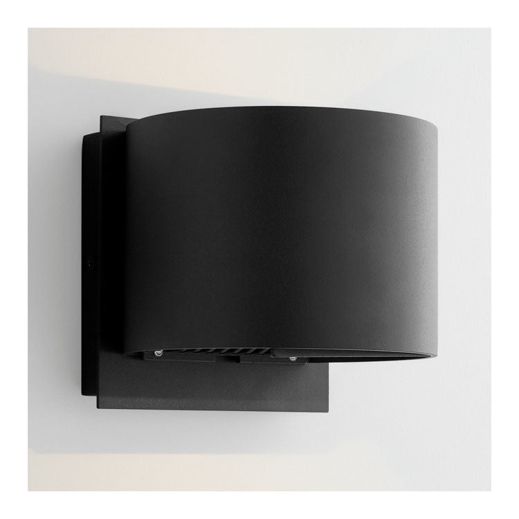 Kaldor Two-Light LED Outdoor Wall Sconce - Black - Image 1