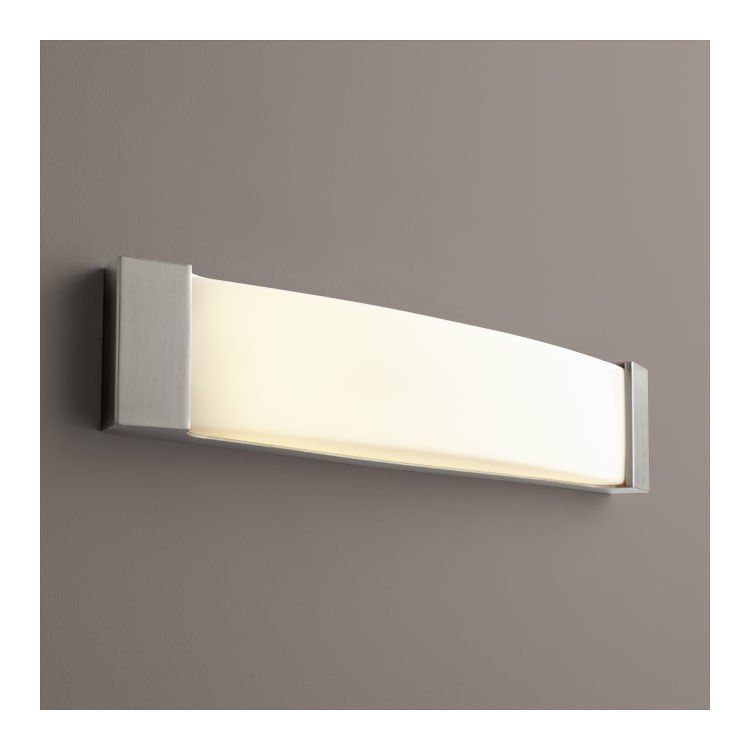 Apollo Two-Light 24" Bathroom Vanity Fixture - Satin Nickel - Image 1