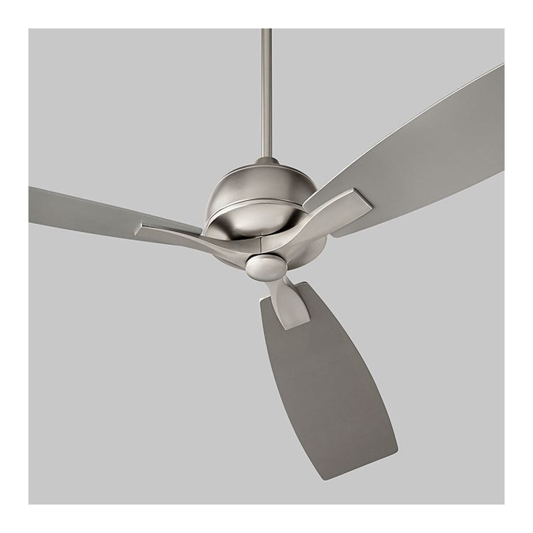 Juno 60" Three-Blade Ceiling Fan - Satin Nickel - Image 1