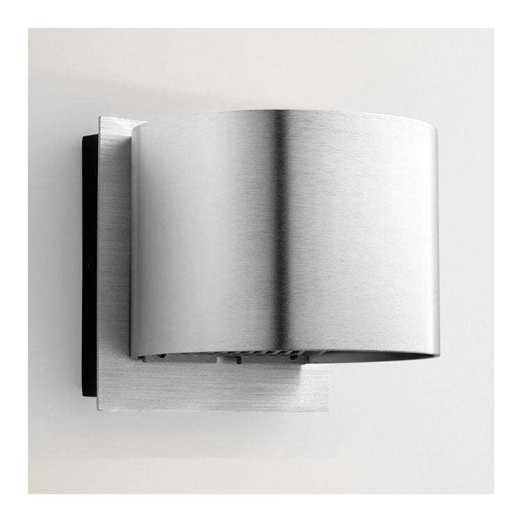 Kaldor Two-Light LED Outdoor Wall Sconce - Brushed Aluminum - Image 1