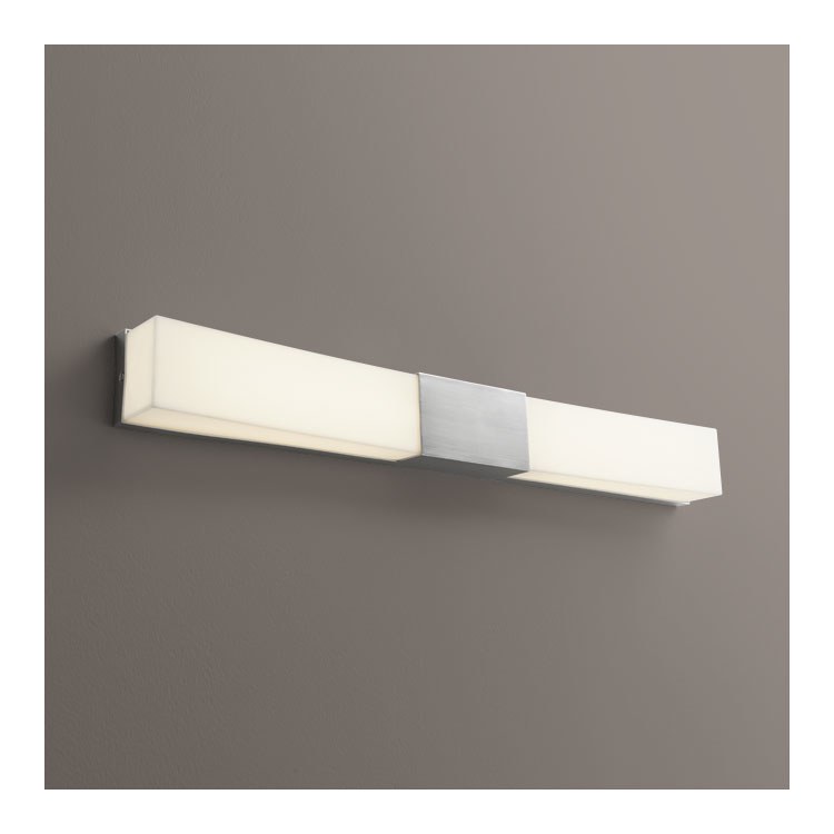 Crescent Two-Light Wall Sconce - Satin Nickel - Image 1