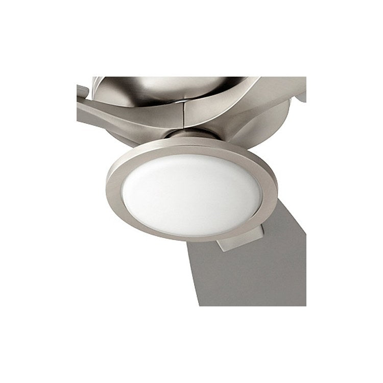 Juno Single-Light 18-Watt LED Ceiling Fan Light Kit - Satin Nickel - Image 1