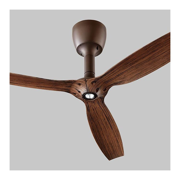 Alpha Single-Light 18" Ceiling Fan Motor Assembly - Oiled Bronze - Image 1