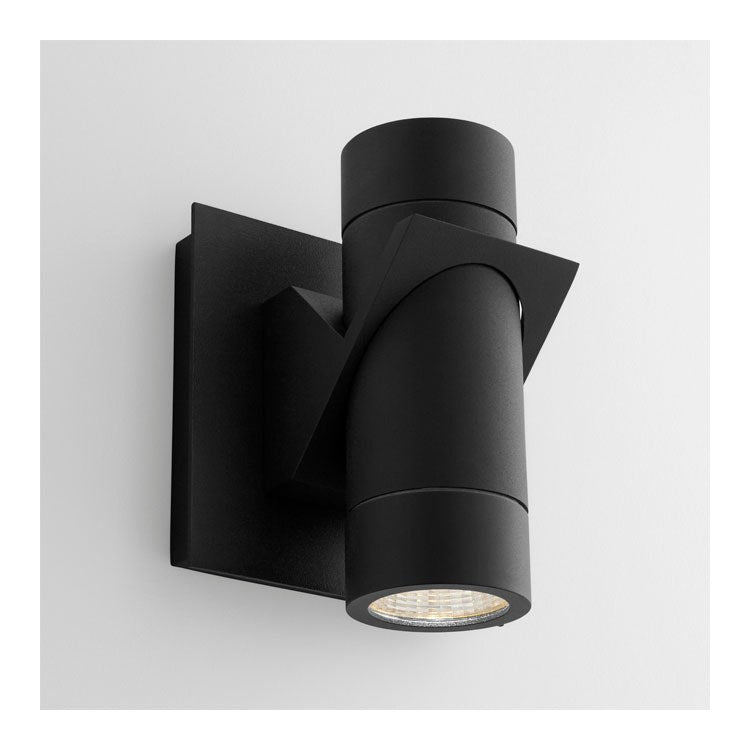 Razzo Two-Light LED Outdoor Wall Sconce - Black - Image 1
