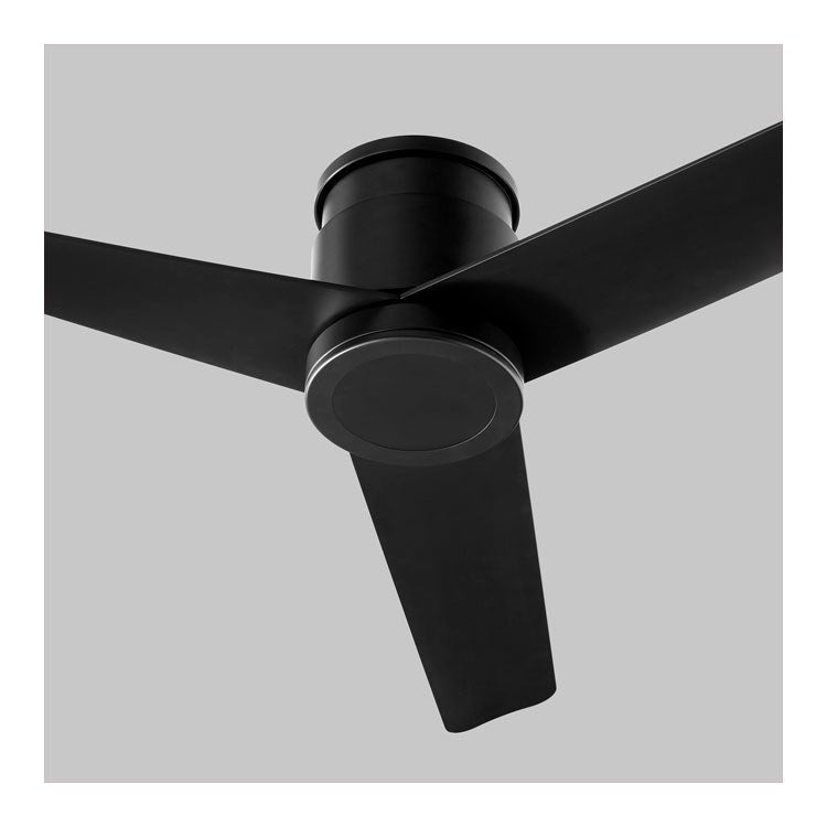 Adora 52″ Three-Blade Indoor/Outdoor Hugger Ceiling Fan – Black