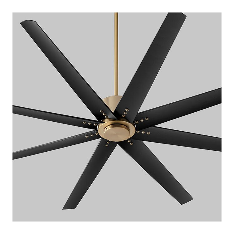 Fleet 72" Eight-Blade Ceiling Fan - Aged Brass - Image 1