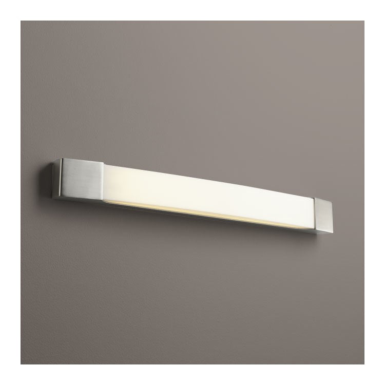 Apollo Two-Light 32" Bathroom Vanity Fixture - Satin Nickel - Image 1