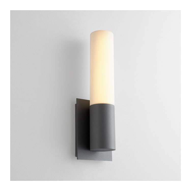 Magneta Single-Light LED indoor/Outdoor Wall Sconce – Gray