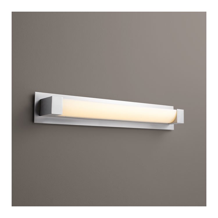 Balance Single-Light 29" Bathroom Vanity Fixture - Satin Nickel - Image 1