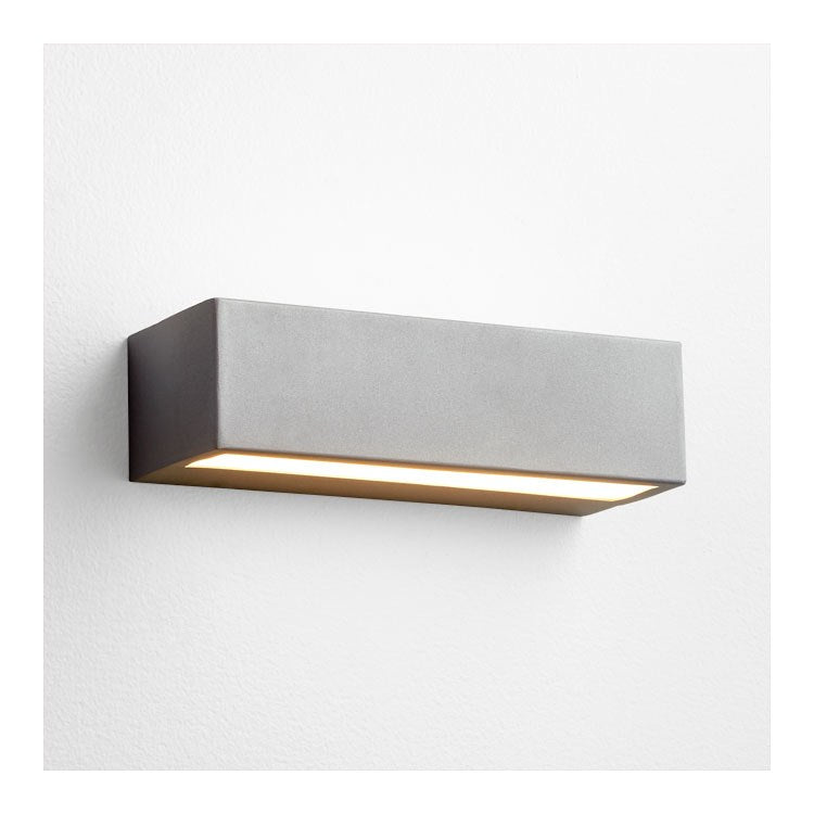 Maia Single-Light LED Outdoor Wall Sconce – Gray