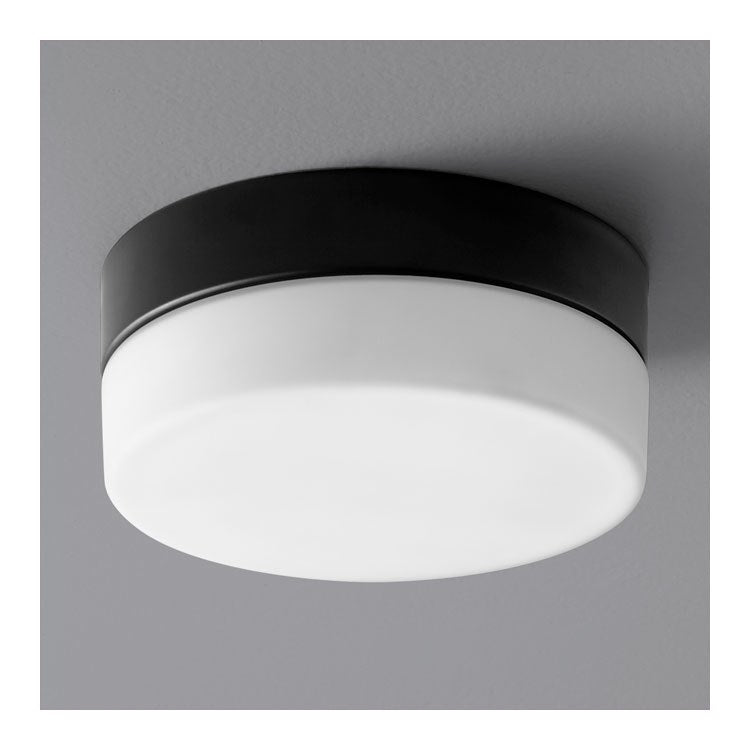 Zuri Single-Light 7.25″ LED Flush Mount Ceiling Fixture – Black