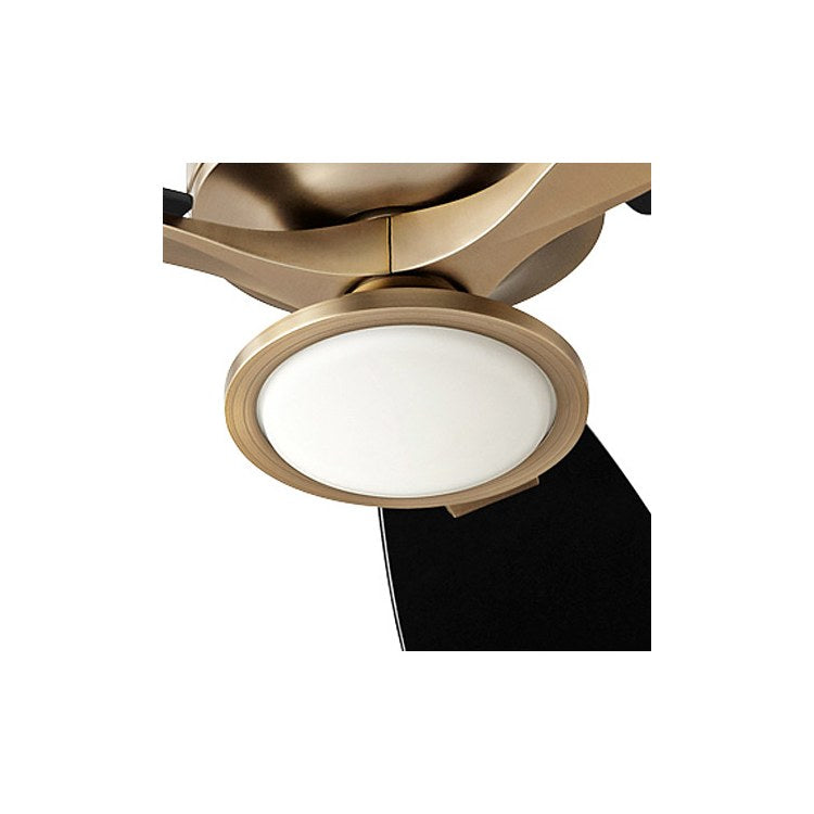 Juno Single-Light 18-Watt LED Ceiling Fan Light Kit – Aged Brass