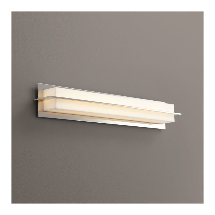 Metrix Single-Light LED Bathroom Vanity Fixture - Polished Nickel - Image 1