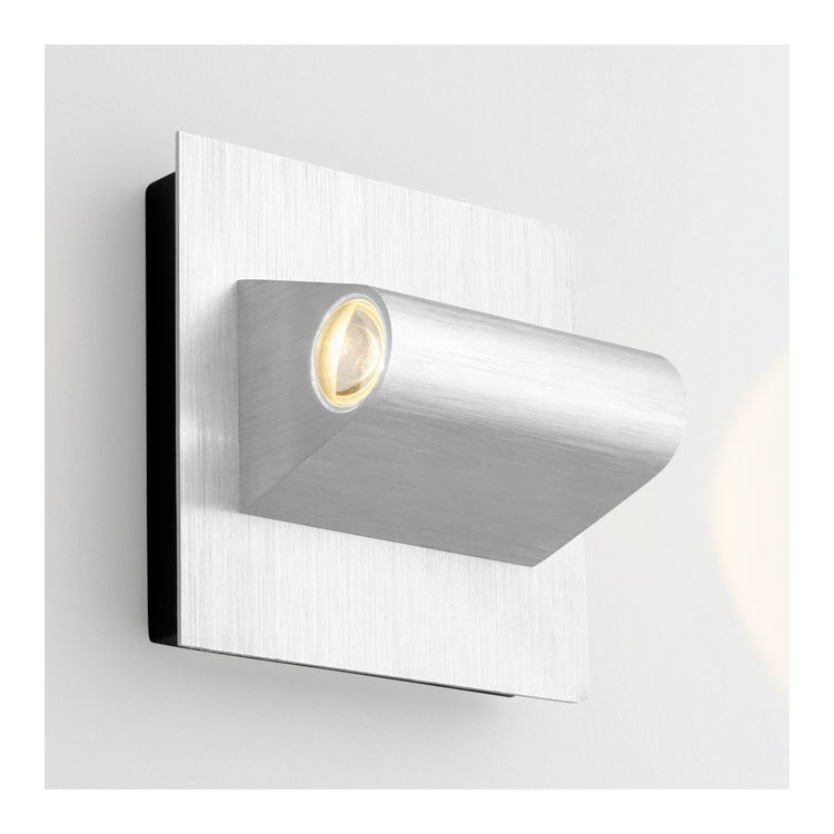 Cadet Two-Light LED Outdoor Wall Sconce - Brushed Aluminum - Image 1