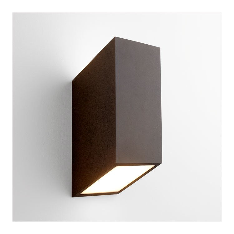 Uno Two-Light LED Large Outdoor Wall Sconce – Oiled Bronze