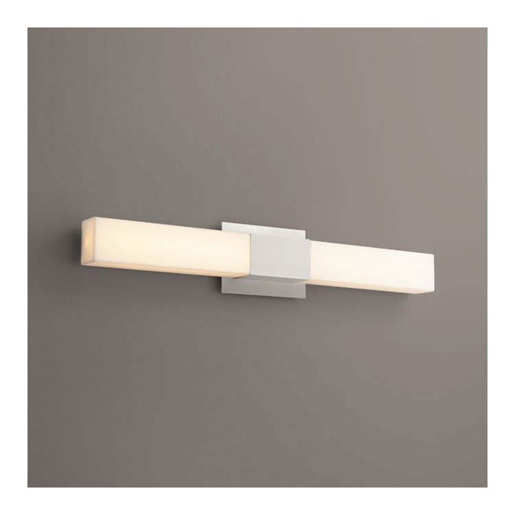 Vega Two-Light Bathroom Vanity Fixture - Satin Nickel - Image 1